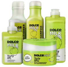 Подарочный набор Dolce Milk для очищения тела и волос, яблоко, 5 предметов