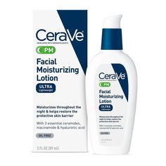 Лосьон CeraVe PM Face Moisturizer с защитой широкого спектра, SPF 30, 89 мл