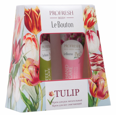 Набор подарочный Profresh Flora Collection крем для рук 75 мл + крем для ног 75 мл