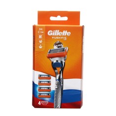 Бритва Gillette Fusion с 1 сменной кассетой + сменные кассеты для бритья 3 шт.