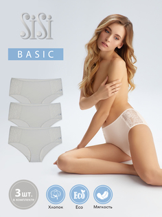 Комплект трусов женских Sisi SI5509 Slip (maxi) белых XL