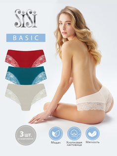 Комплект трусов женских Sisi SI5506 Panty разноцветных XL