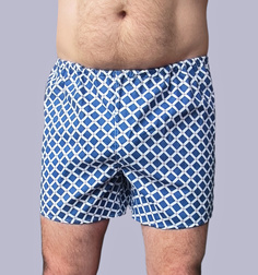 Трусы мужские 100% COTTON 2504СТ1 синие 64 RU