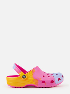 Сабо унисекс Crocs CR208275 розовые, мультицвет-JUMT, US 8