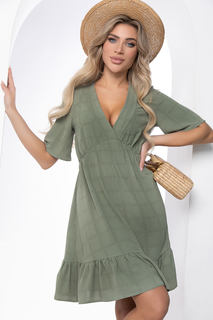 Платье женское LT Collection Девушка-мечта зеленое 48 RU