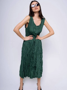 Платье женское B.INN.STL 9999 зеленое 42-52 RU
