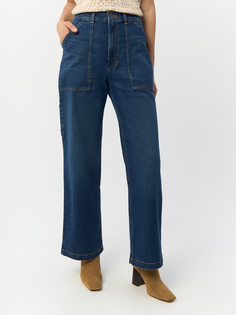 Джинсы женские Wrangler Cropped Carpenter синие 31