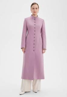 Пальто женское N.O.M.I C23112 розовое 40 RU Nomi