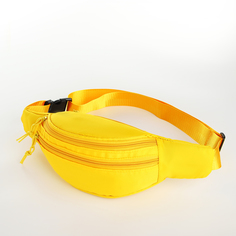 Поясная сумка унисекс NoBrand Спорт-3 желтая