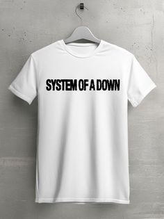 Футболка мужская HYPNOTICA музыка System of a Down - 1585 белая 3XL