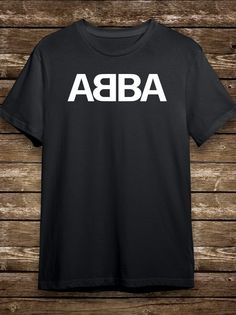 Футболка мужская HYPNOTICA музыка ABBA - 1614 черная S