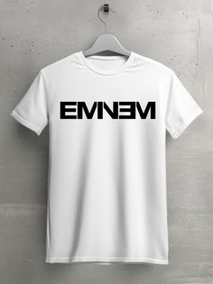 Футболка мужская HYPNOTICA музыка Eminem - 1556 белая L