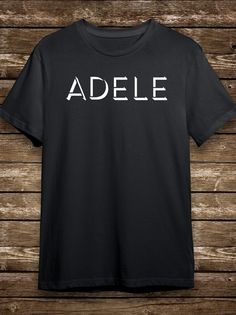 Футболка мужская HYPNOTICA музыка ADELE - 1631 черная XL