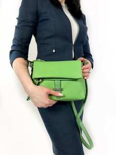 Сумка кросс-боди женская BATTY 2641 ярко-зеленая