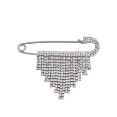 Брошь из бижутерного сплава Ice&High Collection MT333184, хрусталь