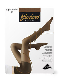 Колготки женские Filodoro Top Comfort 50 черные L Filodoro®