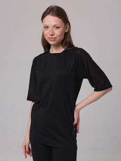 Футболка женская CROSSSPORT Фждс-040 черная 46 RU