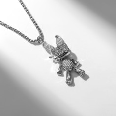 Колье из бижутерного сплава 70 см Queen fair 10218625, стразы