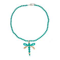 Колье из бижутерного сплава 87 см Moon Paris ML-24.03-0121, каучук