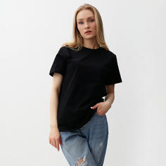 Футболка женская NoBrand ATA collection черная 54 RU