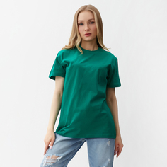 Футболка женская NoBrand ATA collection зеленая 52 RU