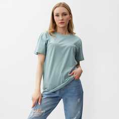 Футболка женская NoBrand ATA collection голубая 54 RU