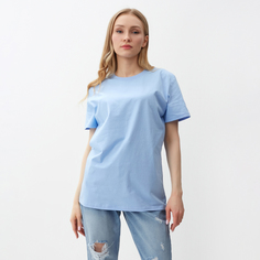 Футболка женская NoBrand ATA collection голубая 52 RU