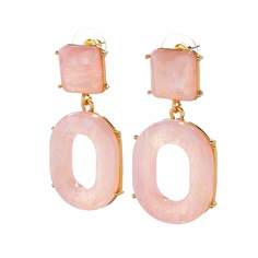 Серьги подвески из бижутерного сплава Moon Paris ML-24.03-0284, акрил