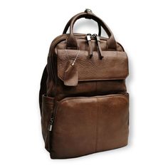 Рюкзак мужской Capri CAP-816 коричневый, 37x26x12 см