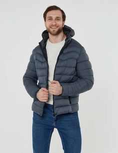 Куртка мужская LAFOR 7670140 серая 56 RU