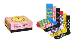 Комплект носков женских Happy Socks XSMY10 разноцветных 36-40, 6 пар