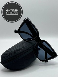 Солнцезащитные очки женские SunGold Кошка3 черные/черные грани