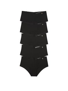 Комплект трусов женских Victorias Secret 11247501 черных M, 5 шт.