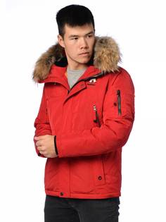 Зимняя куртка мужская Shark Force 3895 красная 48 RU