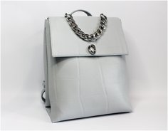 Сумка-рюкзак женская NoBrand BS322814BL, серый