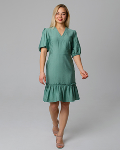 Платье женское Lovelyforever 340 зеленое 44 RU
