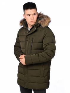 Зимняя куртка мужская Indaco 3800 хаки 52 RU