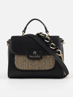 Сумка Braccialini на плечо, женская, чёрная-100, OS, B17652