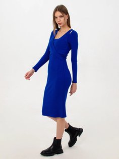 Платье женское Lovelyforever 700 синее 46 RU