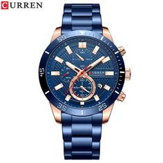 Наручные часы мужские CURREN 8399 синие