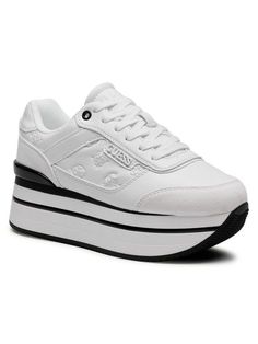 Кроссовки женские Guess Hansin FL5HNS PEL12 белые 36 EU