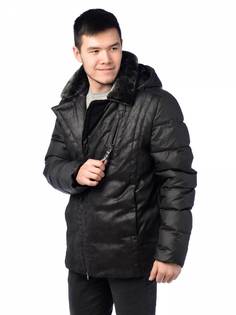 Зимняя куртка мужская Clasna 3394 черная 48 RU