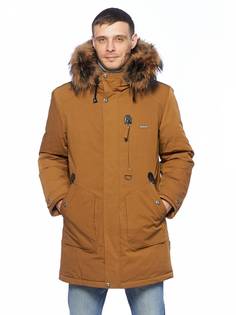 Зимняя куртка мужская Shark Force 4218 коричневая 56 RU