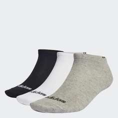 Набор носков Adidas для мужчин, из 3х пар, IC1300, размер XS, серо-бело-черные-83F7