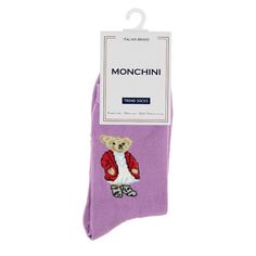 Носки женские Monchini фиолетовые 35-37