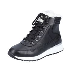 Ботинки женские Rieker X8002/00 черные 36 RU