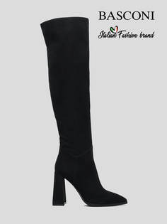 Сапоги женские BASCONI 88852B-B черные 39 RU