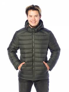 Зимняя куртка мужская Zero Frozen 3571 зеленая 56 RU