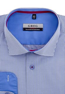 Рубашка мужская Greg 214/139/1210/Z/1p_GB голубая 39