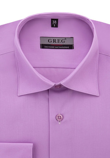 Рубашка мужская Greg 720/319/LDARK фиолетовая 39